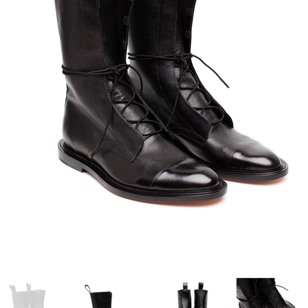 Inch2 LEATHER BROGUE BOOTS